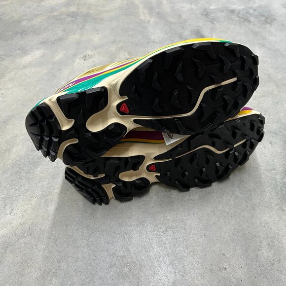 Salomon XT-6 Unisex Antique Gold Transparent Yellow L47886500 - New - Picture 6 of 6